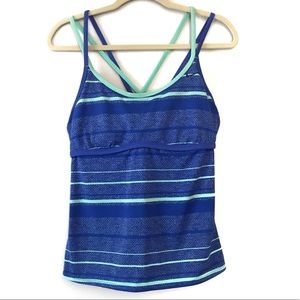 Nike Striped Workout Tank